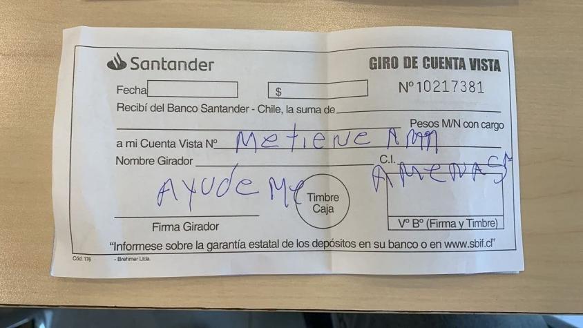 "Ayúdeme": Hombre denunció secuestro a través de un formulario bancario en Puente Alto