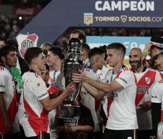 River Plate del chileno Paulo Díaz campeón del torneo 2021 de primera división del fútbol argentino