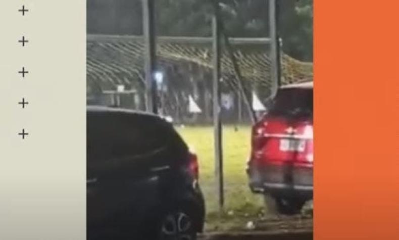[VIDEO] Balacera deja una persona fallecida y dos heridos en partido de fútbol