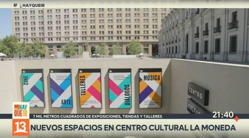 [VIDEO] Centro La Moneda: Cultura, artesanía y exposiciones, varios metros bajo tierra