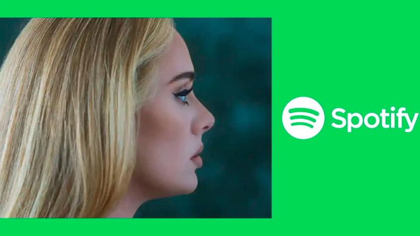 Todo gracias a Adele: Spotify eliminó el botón de reproducción aleatoria