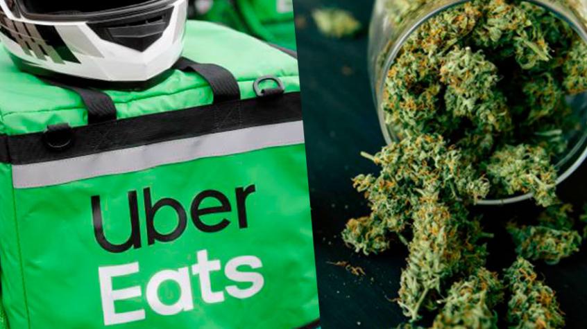 Uber Eats ya acepta pedidos de marihuana en una provincia de Canadá