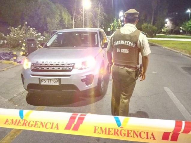 Hombre fue baleado tras resistirse a una encerrona en Vitacura: Lanzó las llaves para evitar el robo