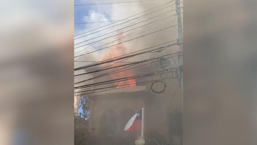 Adulto mayor muere en incendio en vivienda de Valparaíso