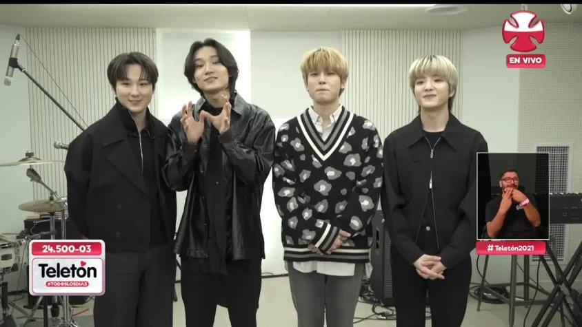 [VIDEO] El sorpresivo saludo que mandó la banda de K-Pop W24 a la Teletón 2021