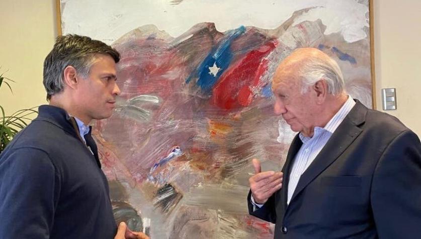 Líder de oposición venezolana, Leopoldo López, se reúne con ex Presidente Ricardo Lagos