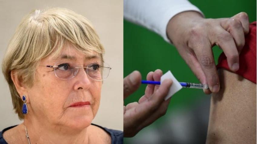 Bachelet por vacunación forzada: No es admisible "bajo ninguna circunstancia"