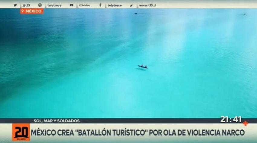 [VIDEO] "Batallón turístico" intenta frenar la violencia en playas de Cancún