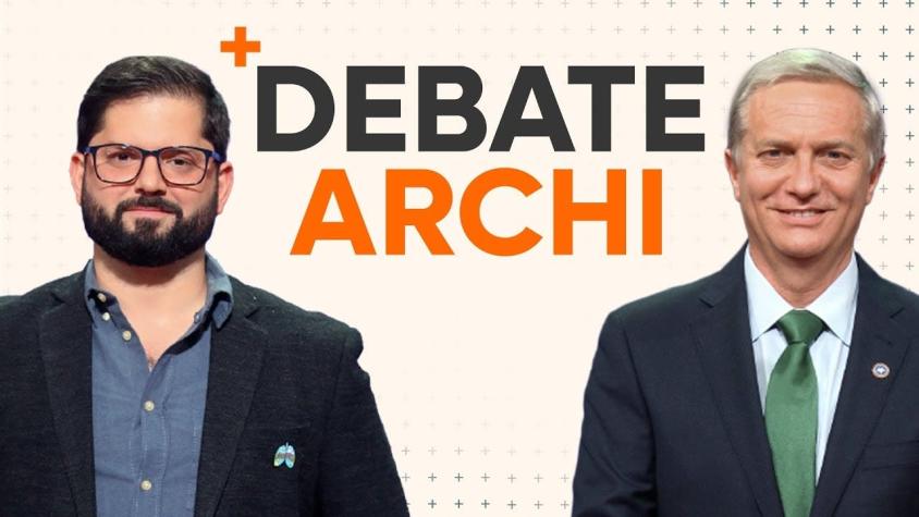 Revive el debate presidencial de Archi entre Gabriel Boric y José Antonio Kast