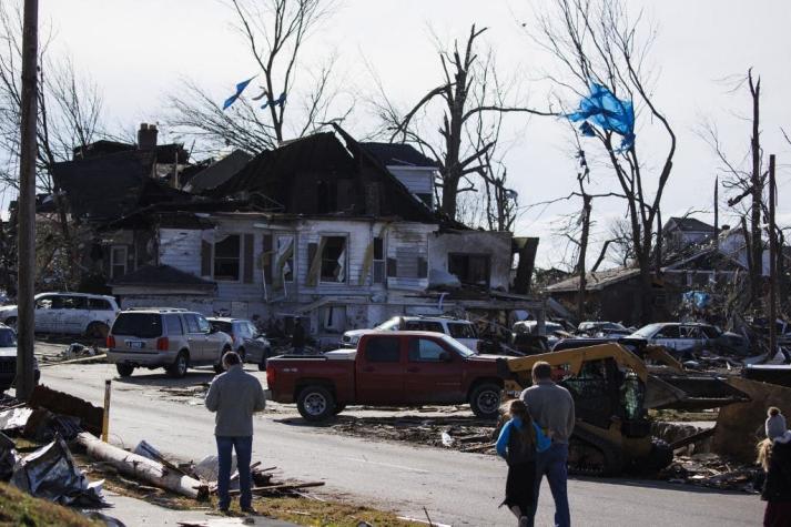 Mayfield, un pueblo arrasado por un tornado: "Es como si hubiera estallado una bomba"