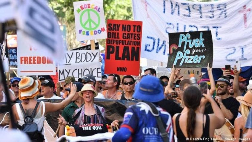 Nuevas protestas en Australia contra vacunas para COVID-19