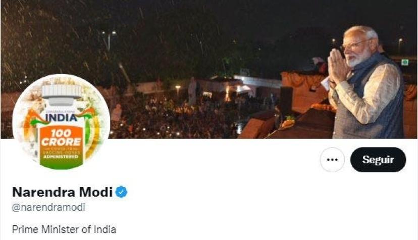 Cuenta de Twitter de primer ministro indio pirateada por estafadores de criptomonedas