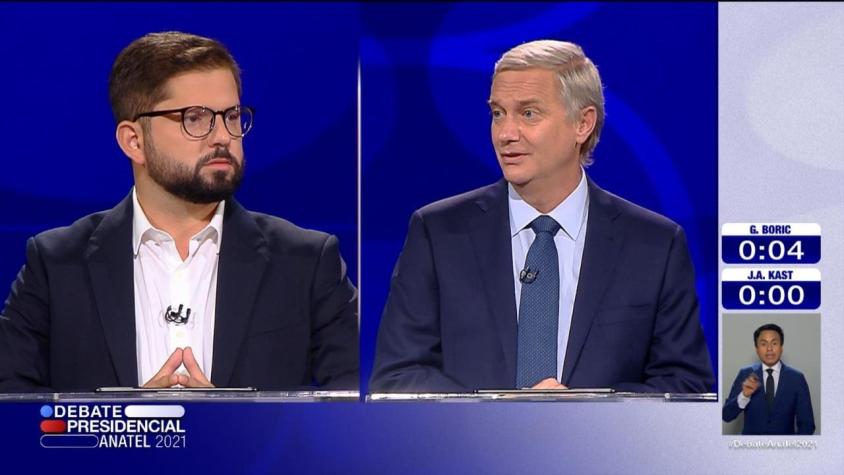 Debate Anatel: Boric y Kast protagonizan tenso intercambio por posturas sobre diversidad sexual