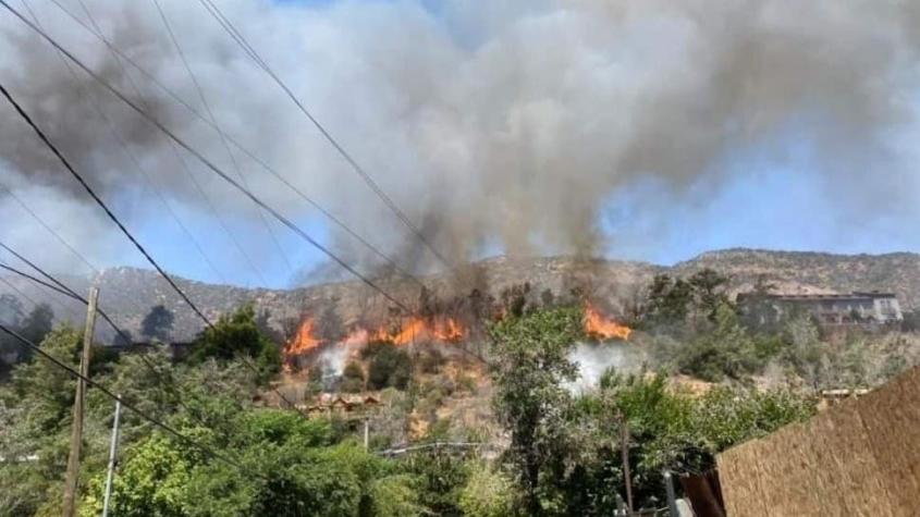 Onemi declara Alerta Roja en San José de Maipo por incendio en viviendas
