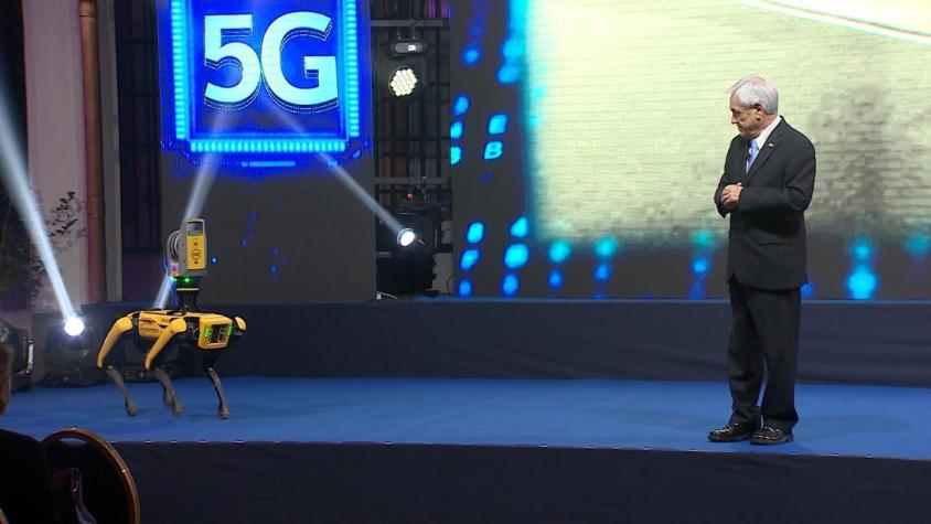 Presidente Piñera inicia despliegue de tecnología 5G: "Significa un gran salto"