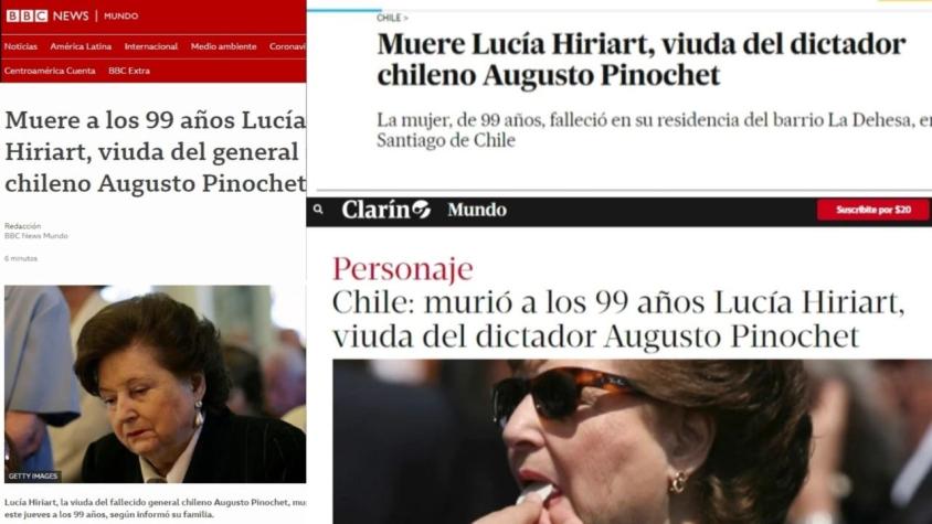 La reacción de la prensa internacional a la muerte de Lucía Hiriart