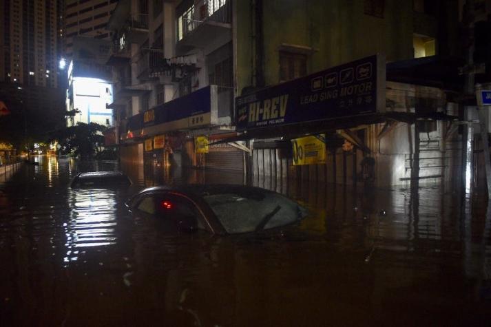 Inundaciones en Malasia provocan evacuación de 22.000 personas