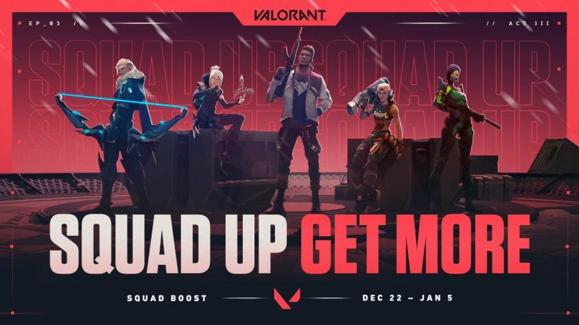 Valorant: Riot aplica boost de experiencia de 20% por jugar con amigos hasta el 5 de enero