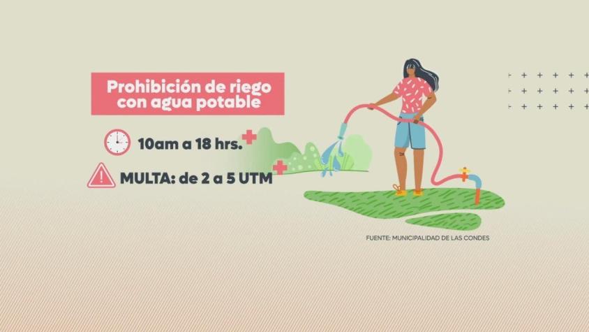 [VIDEO] Fiestas de fin de año: Alertan por alto consumo de agua en Santiago