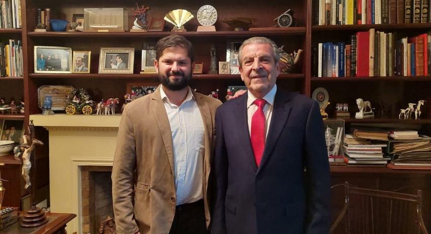 Gabriel Boric se reunió con expresidente Eduardo Frei