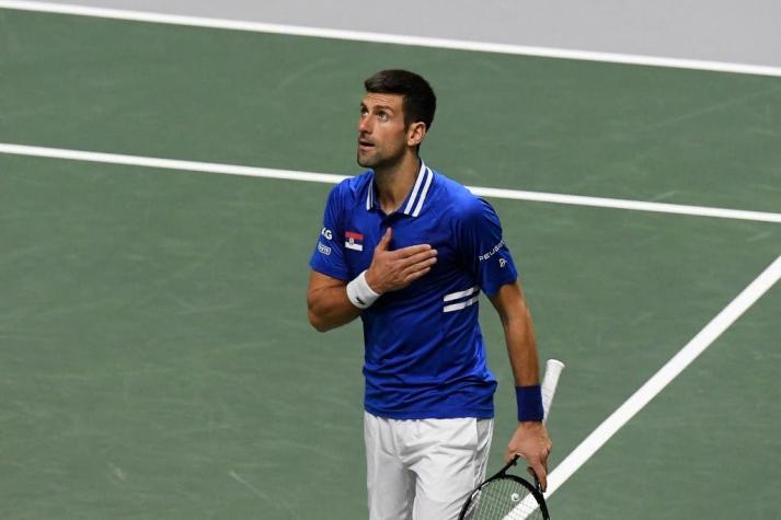 Novak Djokovic se retira de la ATP Cup y no estará ante Chile en el torneo que se juega en Sídney