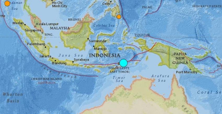 Terremoto 7.3 azota las costas de Indonesia