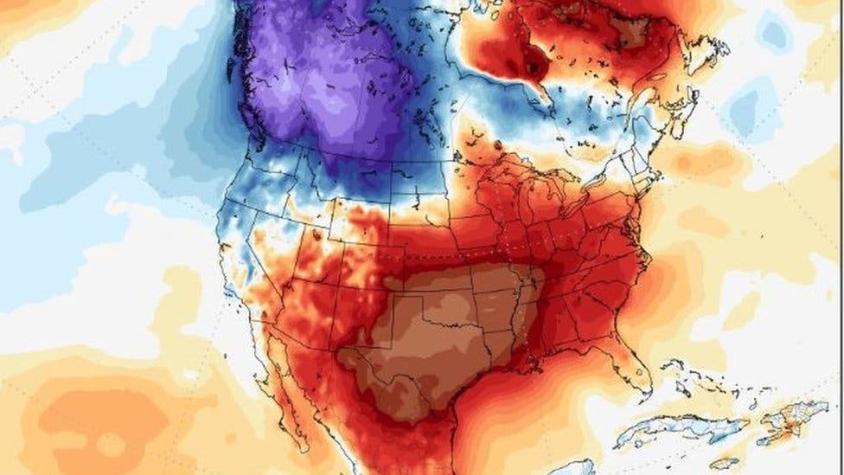 Metros de nieve en California y temperaturas de 20° en Alaska: el "extraño" invierno en Norteamérica