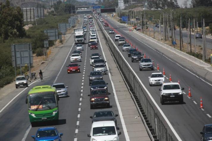 Balance del MOP: 200 mil vehículos han salido de Santiago para celebrar el Año Nuevo