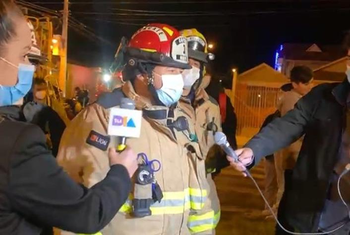 Una persona fallece tras incendio de una casa en Maipú