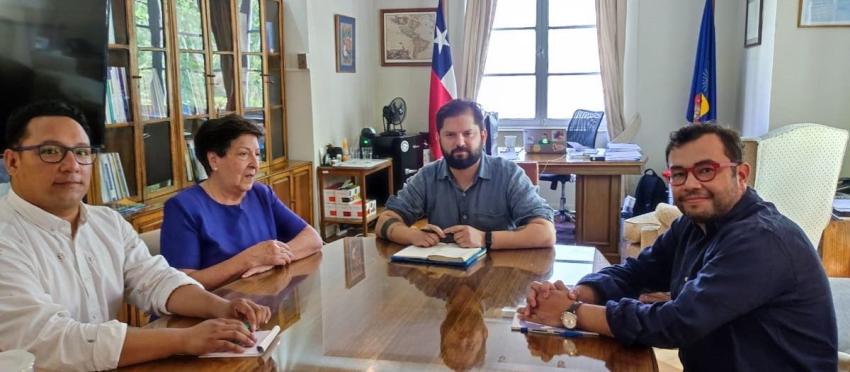 Carmen Frei se reunió con Gabriel Boric y aseguró que la DC no busca estar en el futuro gabinete