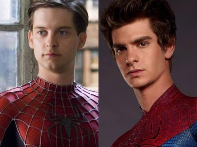 Andrew Garfield y Tobey Maguire fueron juntos a ver Spider-Man