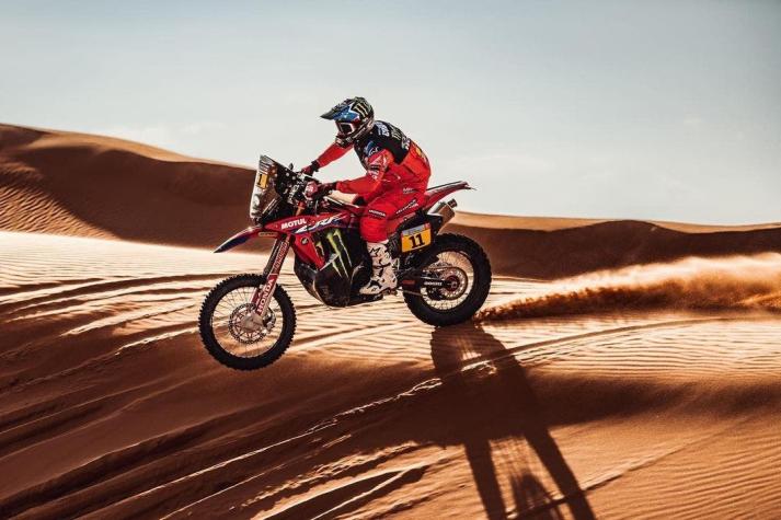 "Nacho" Cornejo acabó primero en la categoría de motos del Rally Dakar