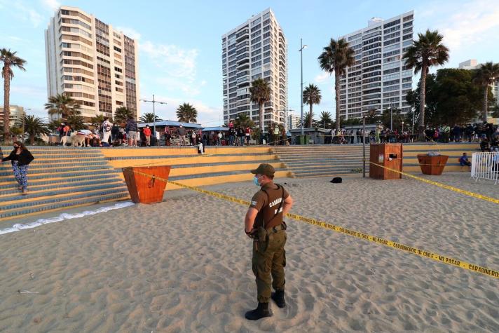 Viña del Mar: Hombre muere baleado en playa El Sol