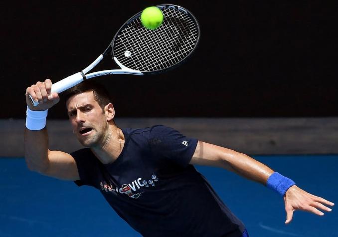 Djokovic en el cuadro del Open de Australia