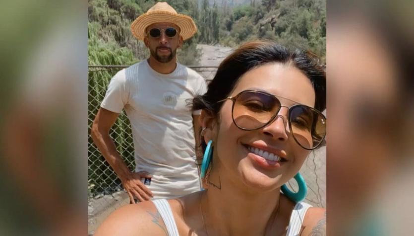 Los coquetos mensajes entre Mauricio Isla y Thati Lira en nueva foto que compartieron juntos