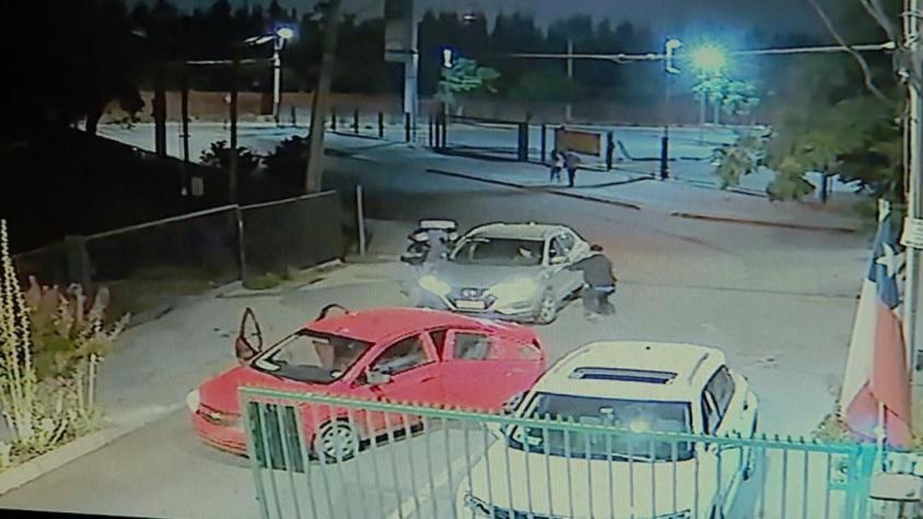 [VIDEO] Víctima usó cortacorriente y evitó el robo de su auto en San Bernardo
