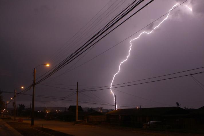 Pronostican tormentas eléctricas entre las regiones de Coquimbo y O'Higgins