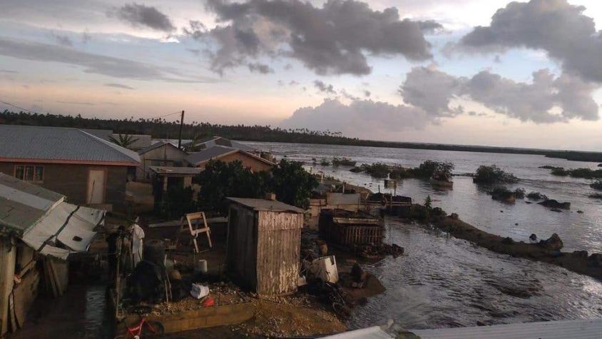 Tsunami en Tonga: los daños ocasionados por la violenta erupción del volcán