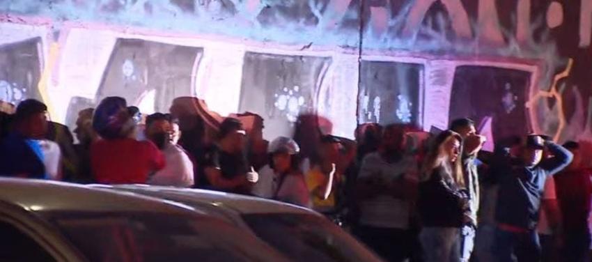[VIDEO] Fiesta clandestina en Santiago termina en balacera y con 42 detenidos
