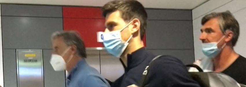 Djokovic llegó a Dubái deportado de Australia