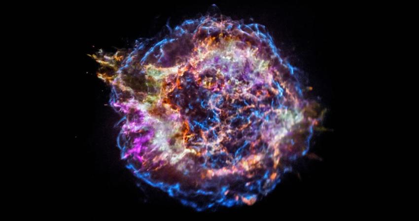 Esta es la primera imagen de la NASA de una estrella estallada en una supernova con Rayos X