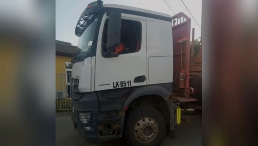 Trabajador forestal que conducía camión resultó herido en Lumaco: le dispararon en el cuello