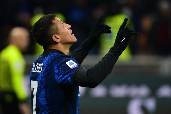 [VIDEO] Alexis vuelve a marcar: con gol del chileno el Inter está venciendo a Empoli en Copa Italia