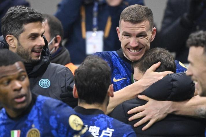 Dzeko le dio en el 90' el triunfo al Inter que es más líder que nunca