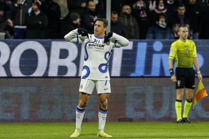 Lidera la encuesta: Inter pone a Alexis Sánchez como candidato a Mejor Jugador del Mes