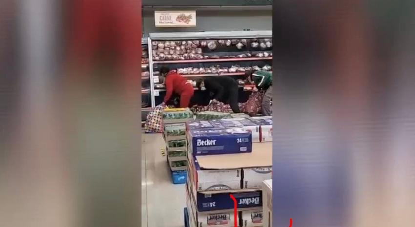 Desbaratan banda que hacía turbazos en La Serena: Videos los muestran robando carne de supermercado
