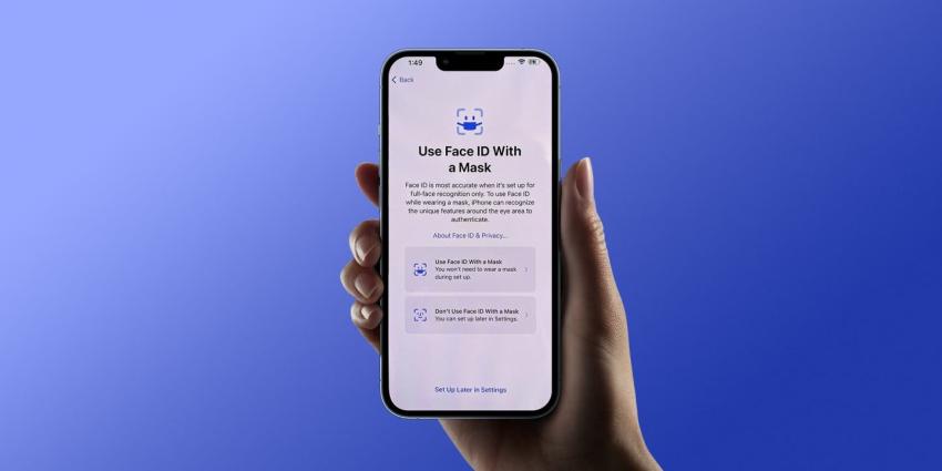 Apple permitirá el reconocimiento facial con mascarilla en nueva actualización de iOS