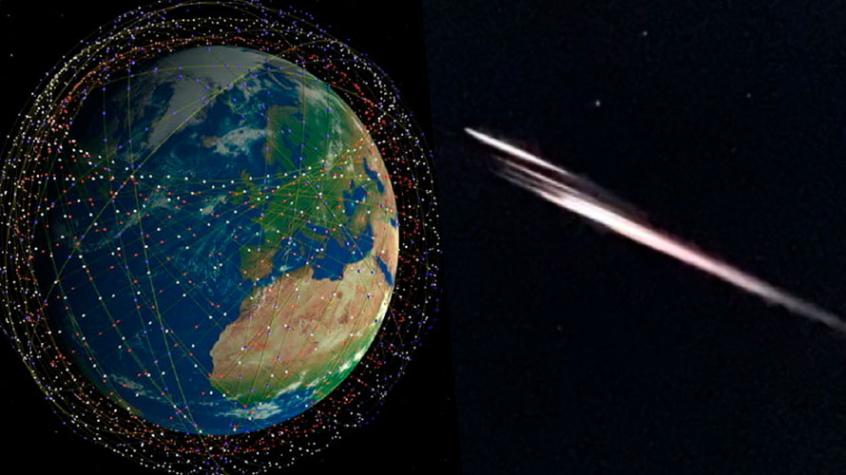 [VIDEO] Un satélite de Elon Musk se desintegró en el cielo de España: Parecía meteorito