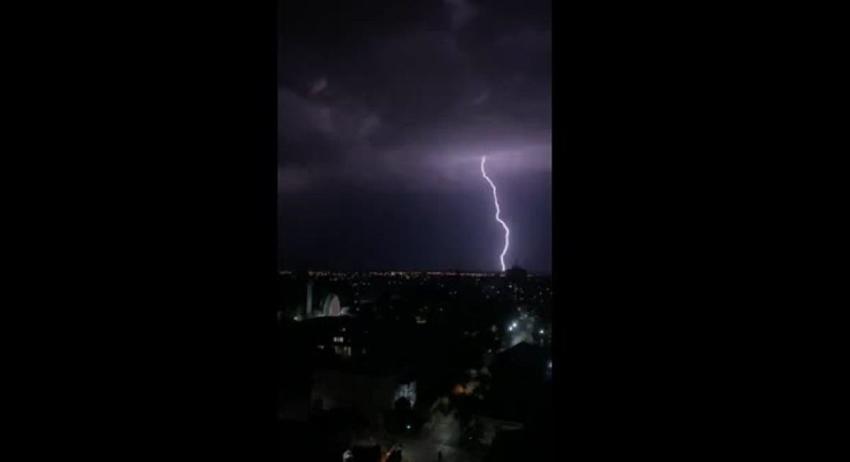 [VIDEO] Tormenta eléctrica sorprende a los habitantes de la región del Ñuble