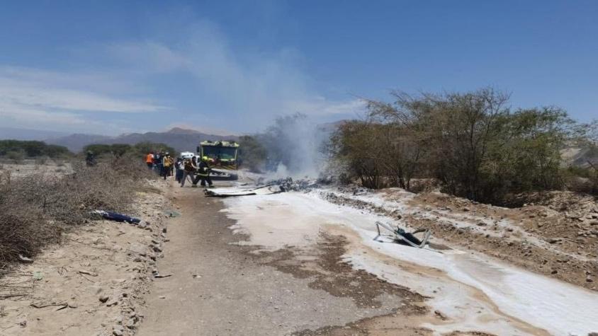 El primer comunicado del gobierno peruano tras el accidente aéreo en que murieron dos chilenos